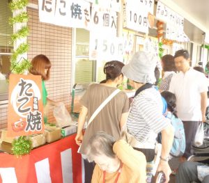 ぶなの森祭り露店風景